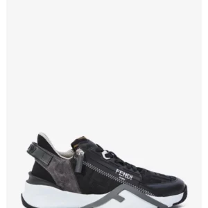 Fendi Men's White Flow Sneakers