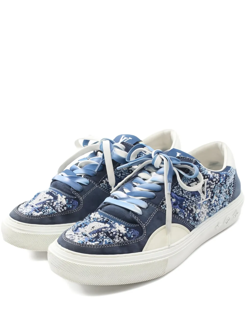 Louis Vuitton Oriline Beaded-Fabric Sneakers