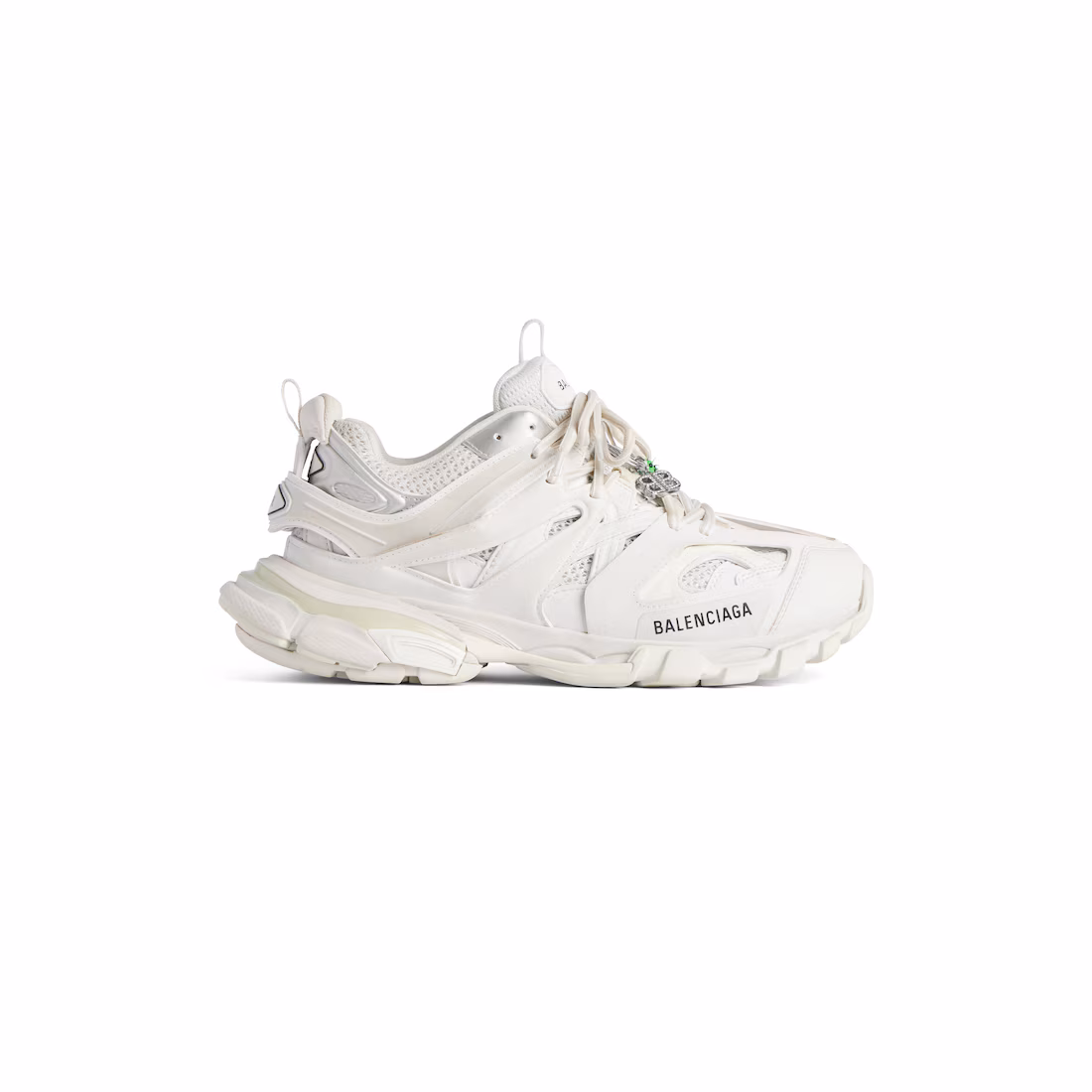 Balenciaga Women's Track Sneaker with Charms in White