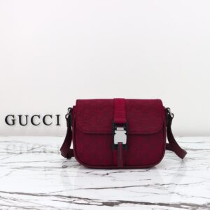 Gucci Red Leather Soho Shoulder Bag