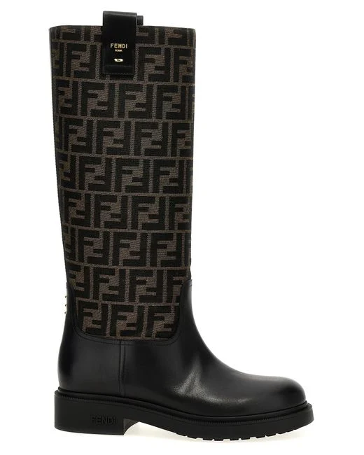 Fendi Women's Black Filo' Boots