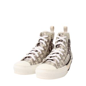 Christian Dior Oblique Cotton Walk'n'Dior Sneakers Burgundy/White