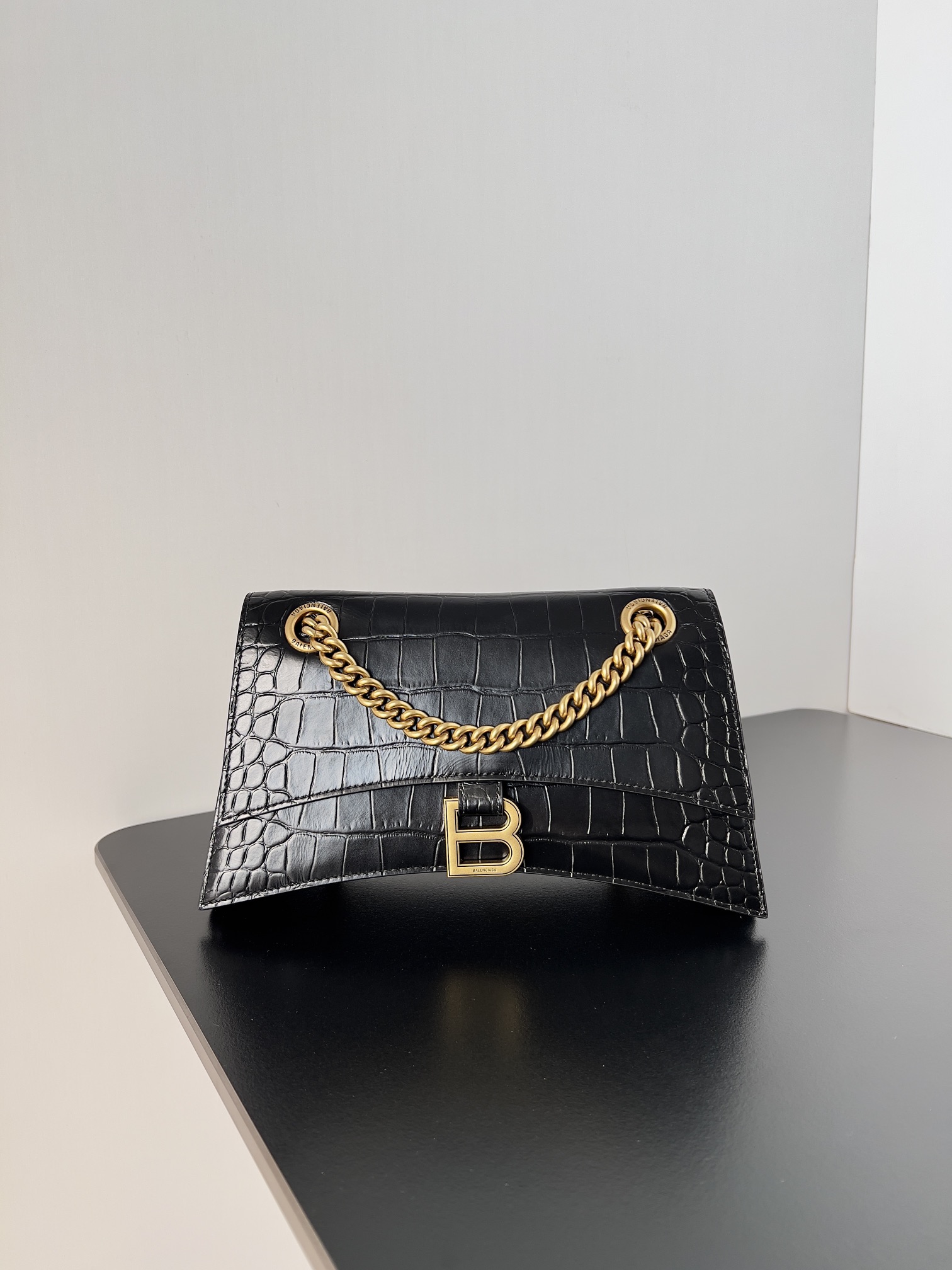 Balenciaga Crush Small Leather Handbag