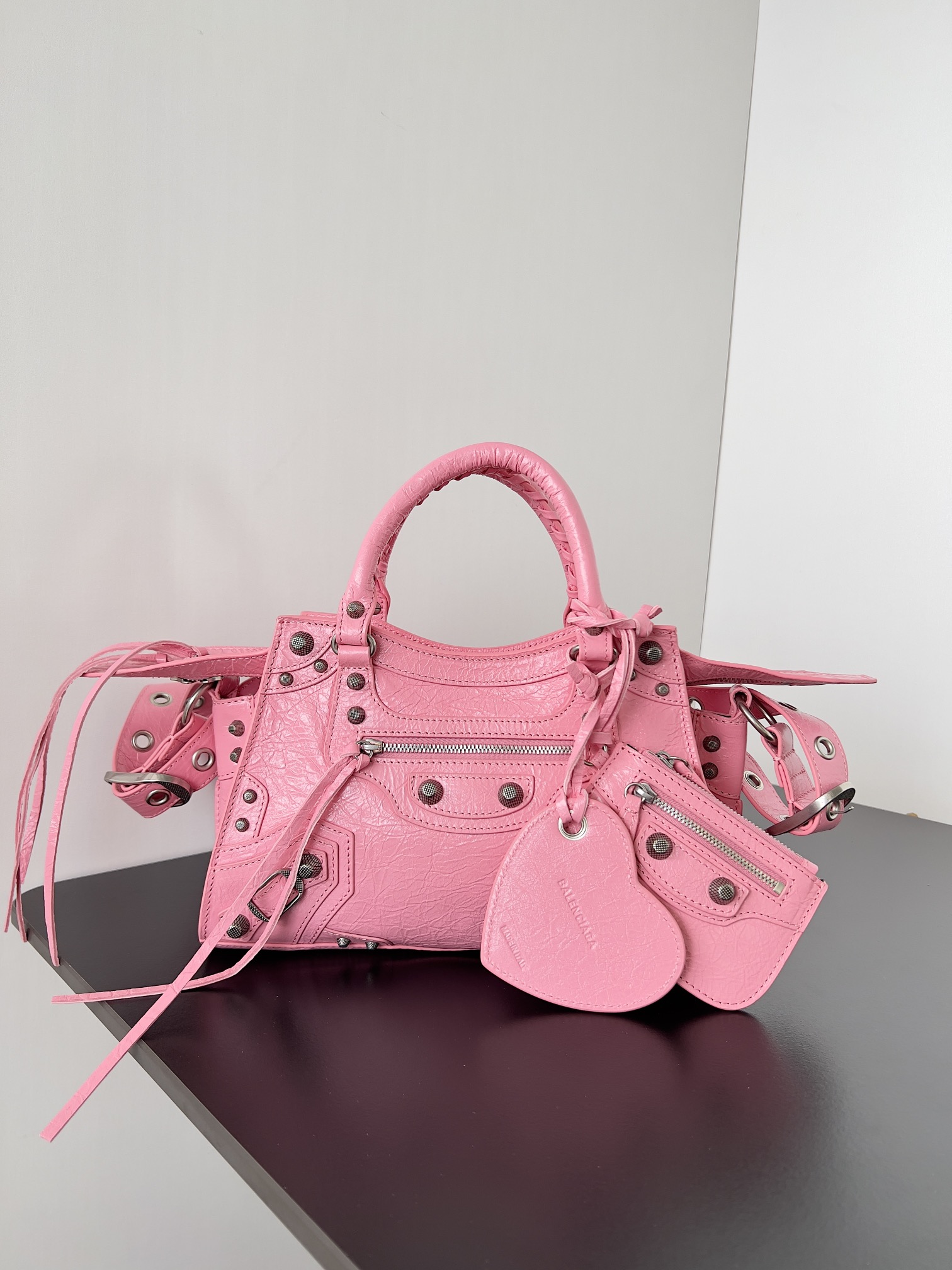 Balenciaga Neo Cagole Small Trapeze Leather Bag
