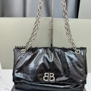 Balenciaga Monaco Medium Leather Shoulder Bag