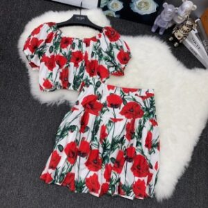 Dolce & Gabbana's new poppy and rose