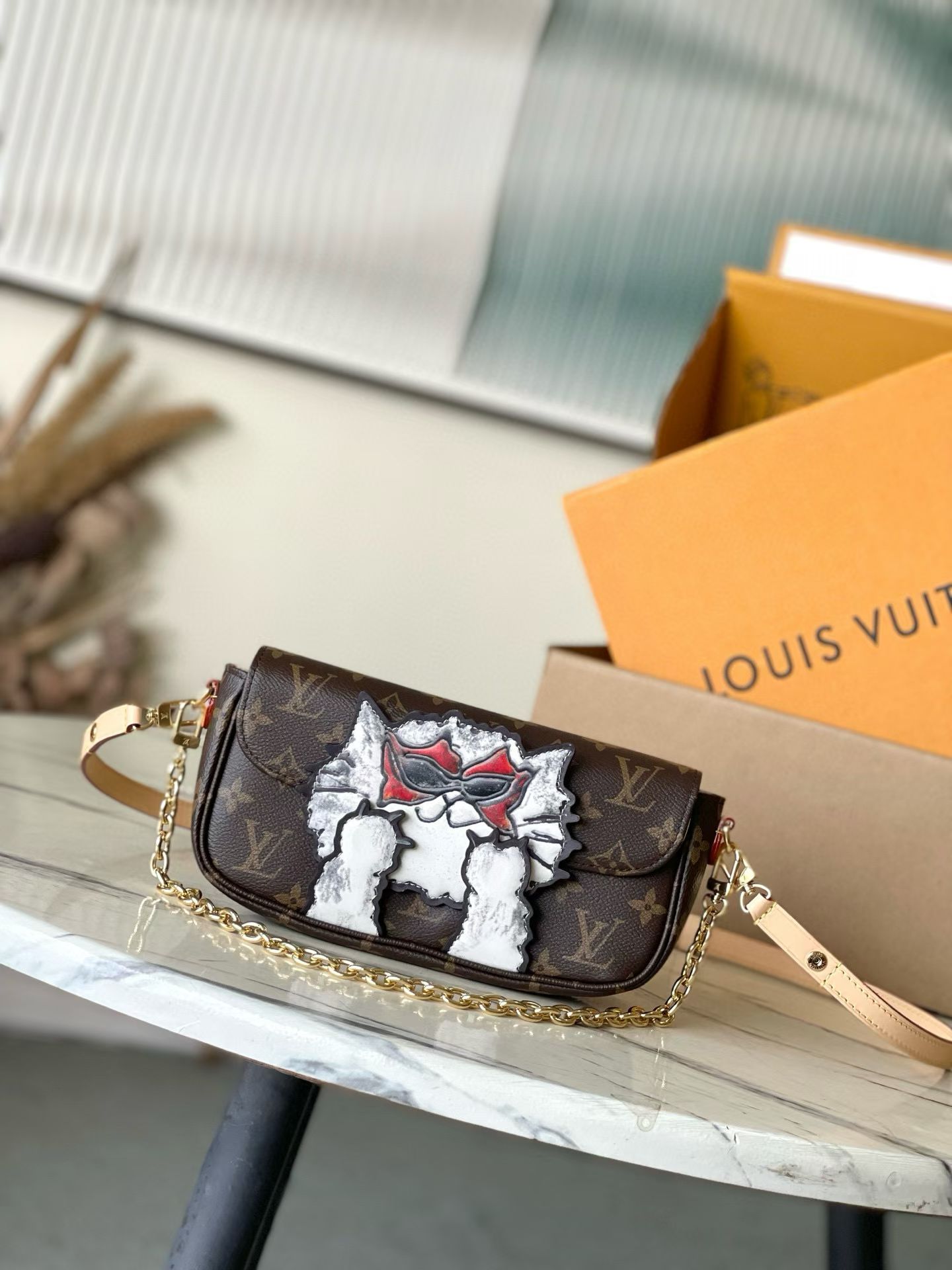 Louis Vuitton Wallet On Chain Ivy